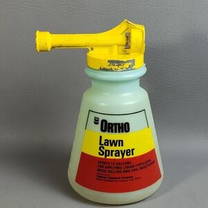 Vintage Ortho Lawn Garden Sprayer Plastic Bottle with Metal Top Hayes Sprayer